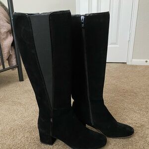 Elegant Black Knee-High Boots